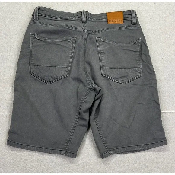 DU/ER N2X Relaxed Shorts Mens 30 Charcoal Gray Performance Stretch 5-Pocket - Picture 5 of 6